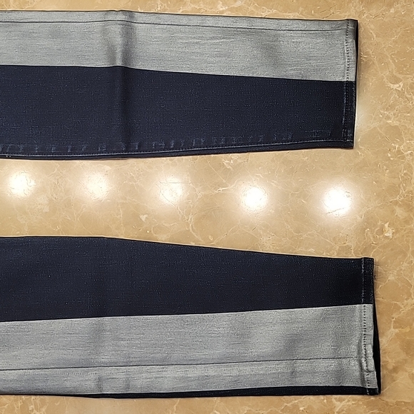 Golden Win Dark Wash Jeans w/ Silver Strip Coating - Picture 11 of 16